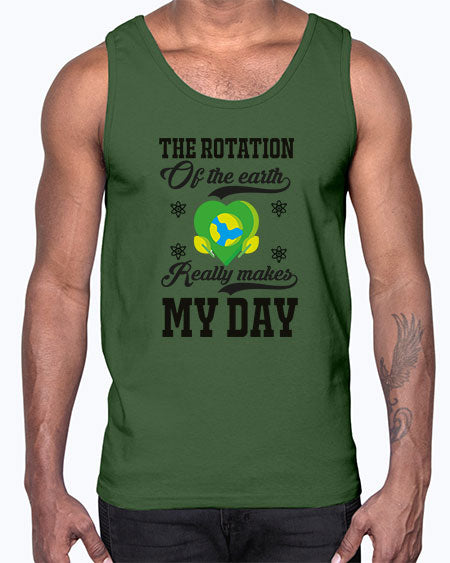 the rotation of the earth really makes my day 13#- nature- Cotton Tank