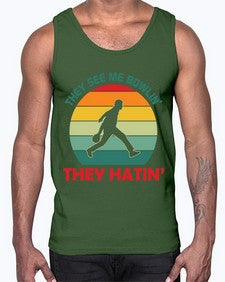 they see me bowlin they 916#- bowling- Cotton Tank
