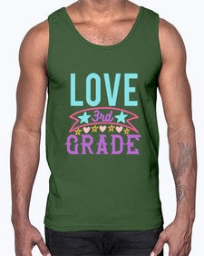 third Grade Love 968#- third grade- Cotton Tank