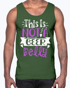 this is not a beer belly 1648#- beer- Cotton Tank