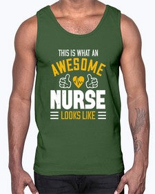 this is what an awesome Style 1548#- nurse- Cotton Tank