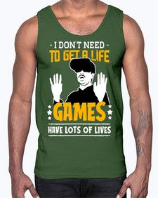 to get a life game 159#- video games- Cotton Tank
