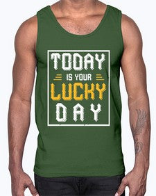 today is your lucky day 1661#- beer- Cotton Tank