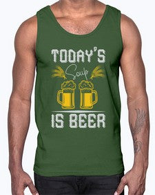 todays soup is beer 1666#- beer- Cotton Tank