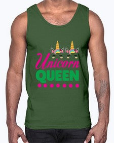 unicorn queen 481#- unicorn- Cotton Tank
