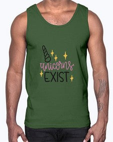 unicorns exist 537#- unicorn- Cotton Tank