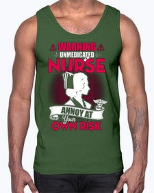 unmedicated nurse 1595#- nurse- Cotton Tank