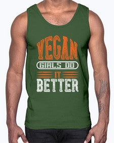 vegan girls do it better 452#- vegan- Cotton Tank