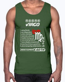 virgo 528#- virgo- Cotton Tank