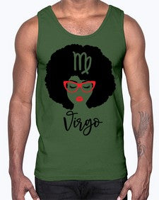 virgo 543#- virgo- Cotton Tank