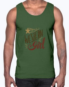 western girl 1244#- western- Cotton Tank