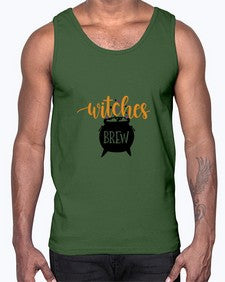 witches brew 6#- witch- Cotton Tank