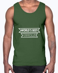 worlds best uncle 698#- uncle- Cotton Tank