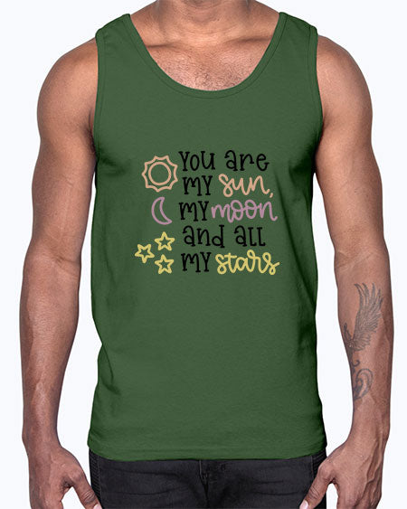 youaremysunmymoonandallmystars 1#- moon- Cotton Tank