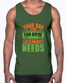 your one stop for home cleaning needs Style 493#- cleaner- Cotton Tank