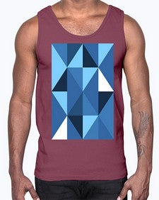 Abstract Shape 200#- art pop art- Cotton Tank