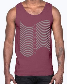 Abstract Shape 209#- art pop art- Cotton Tank