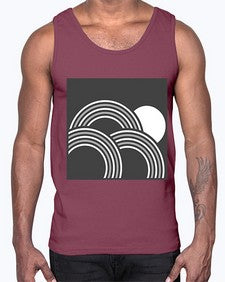 Abstract Shape 213#- art pop art- Cotton Tank