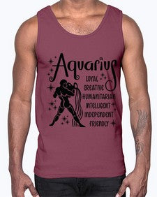 Aquarius 64#- aquarius- Cotton Tank