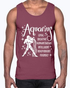 Aquarius 68#- aquarius- Cotton Tank