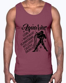 Aquarius 72#- aquarius- Cotton Tank