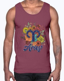 Aries 5#- aries- Cotton Tank