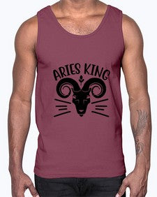 Aries king 109#- aries- Cotton Tank