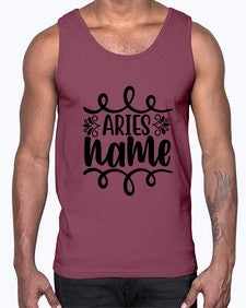 Ariesname 112#- aries- Cotton Tank