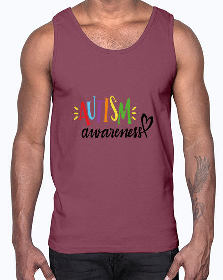 Autism awareness 5442#- autism- Cotton Tank