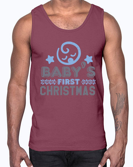Baby First Christmas Style 25#- baby shower- Cotton Tank