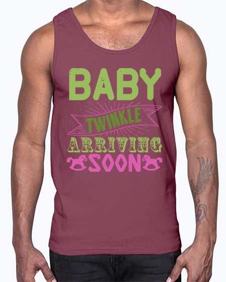 Baby Twinkle arriving soon Style 33#- baby- Cotton Tank