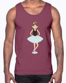Ballerina 51#- ballet- Cotton Tank