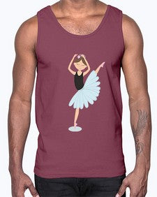 Ballerina 52#- ballet- Cotton Tank