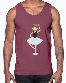 Ballerina 53#- ballet- Cotton Tank