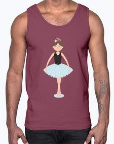 Ballerina 54#- ballet- Cotton Tank