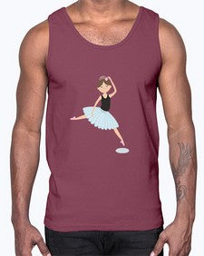 Ballerina 62#- ballet- Cotton Tank