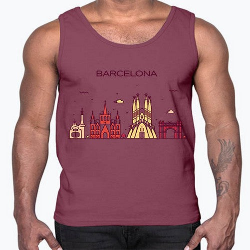 Barcelona 415#- cities- Cotton Tank