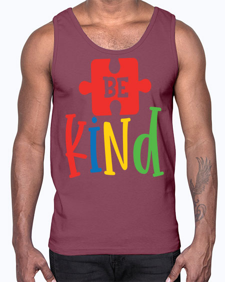 Be Kind Style 9#- autism- Cotton Tank