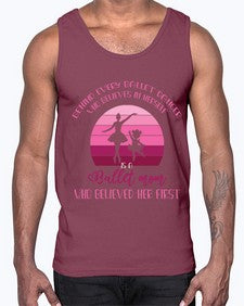 Behind every ballet dancer is ballet 81#- ballet- Cotton Tank