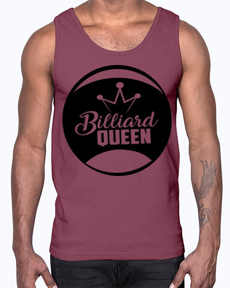 Billiard queen 1415#- billards- Cotton Tank
