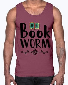 Book Worm 27#- librarian- Cotton Tank