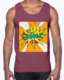 Boom 267#- art pop art- Cotton Tank