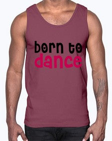 Born to dance 82#- dance2- Cotton Tank