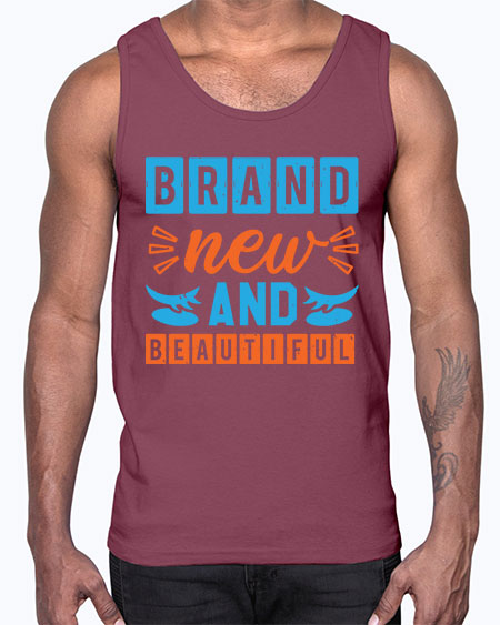 Brand New and Beutiful Style 47#- baby shower- Cotton Tank