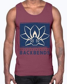 Breathe into Your Backbends 182#- yoga- Cotton Tank