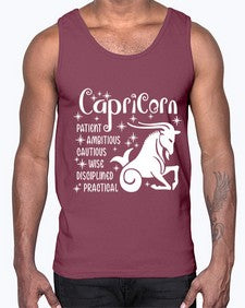 Capricorn 186#- capricorn- Cotton Tank