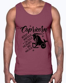 Capricorn 188#- capricorn- Cotton Tank
