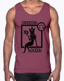 Capricorn queen 194#- capricorn- Cotton Tank