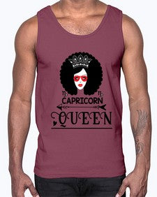 Capricorn queen 197#- capricorn- Cotton Tank