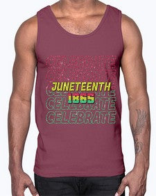 Celabrate Juneteenth Since 1865 Png 18#- black juneteenth- Cotton Tank